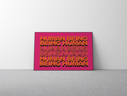 Human Being Being Human Poster
